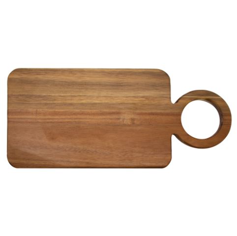 Regent Acacia Wood Serving board with Ring Handle