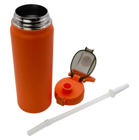 Regent Travel Vacuum Flask Stainless Steel Orange