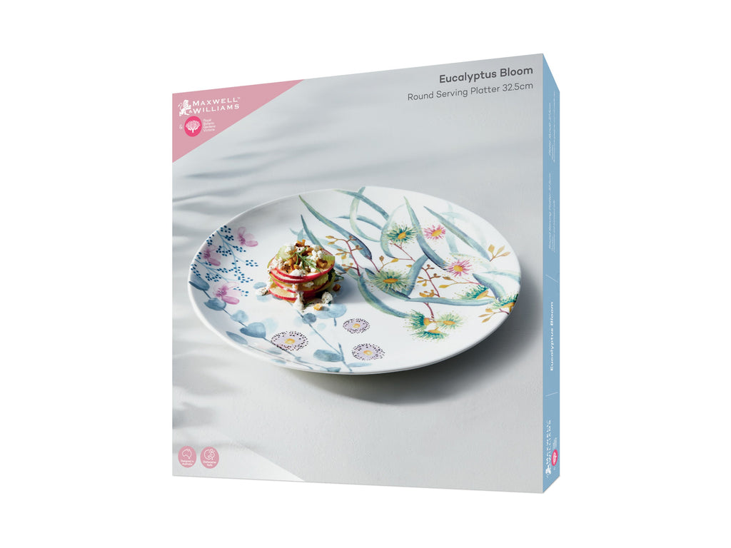 Maxwell Williams Eucalyptus Bloom Rnd Platter33cm
