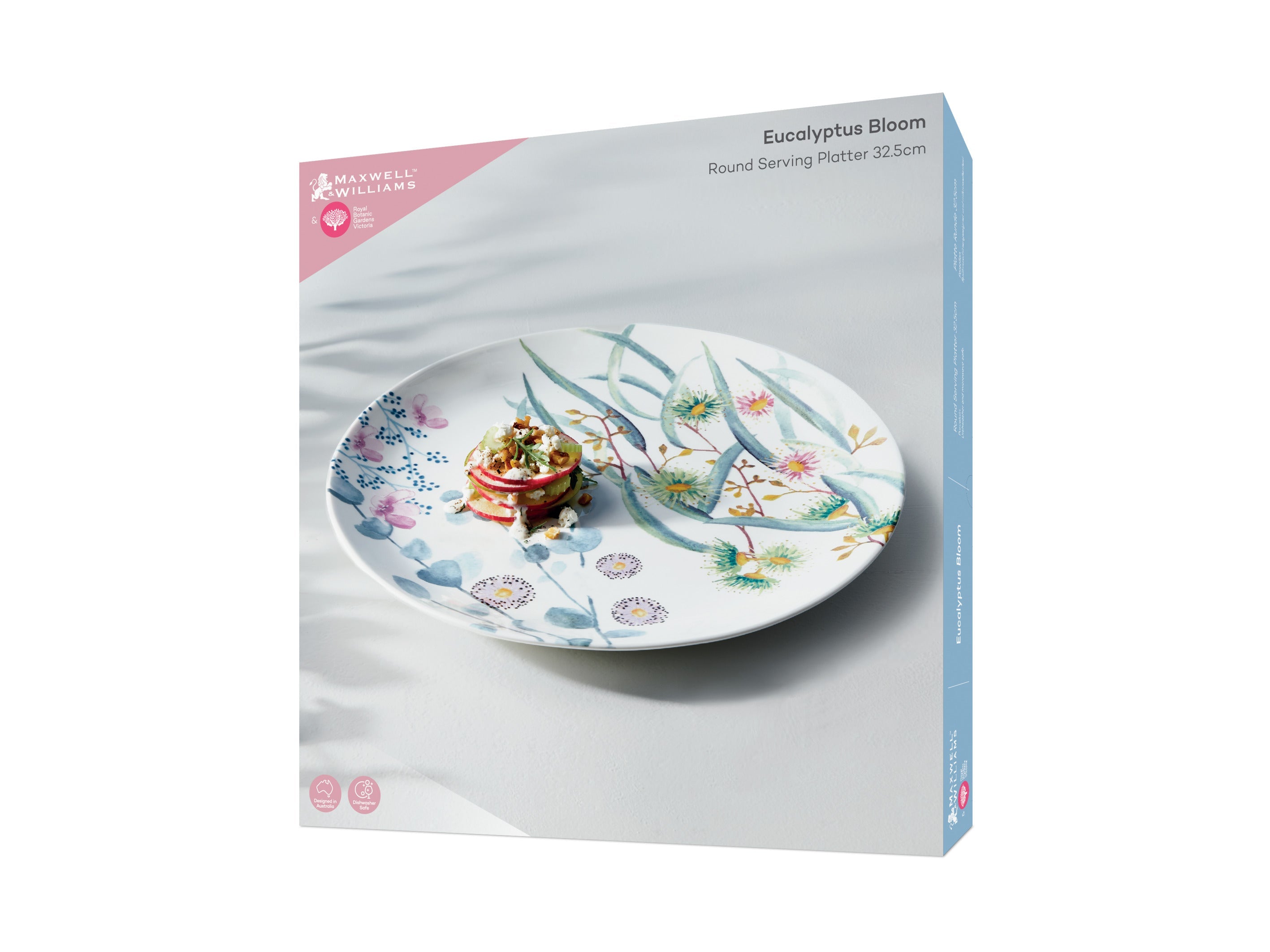 Maxwell Williams Eucalyptus Bloom Rnd Platter33cm