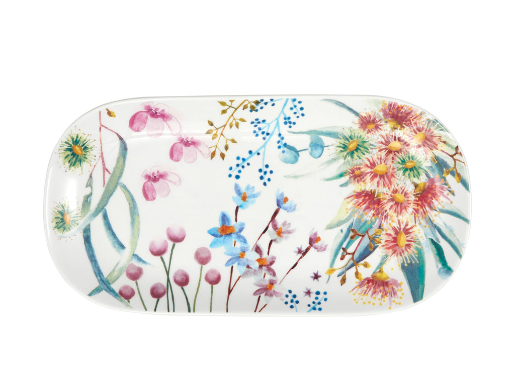 Maxwell Williams Eucalyptus Bloom Ovl Platter33x17