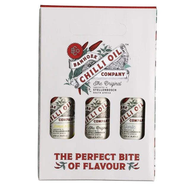 Banhoek Chilli Oil Gift Box Asian Garlic Lemon&Her