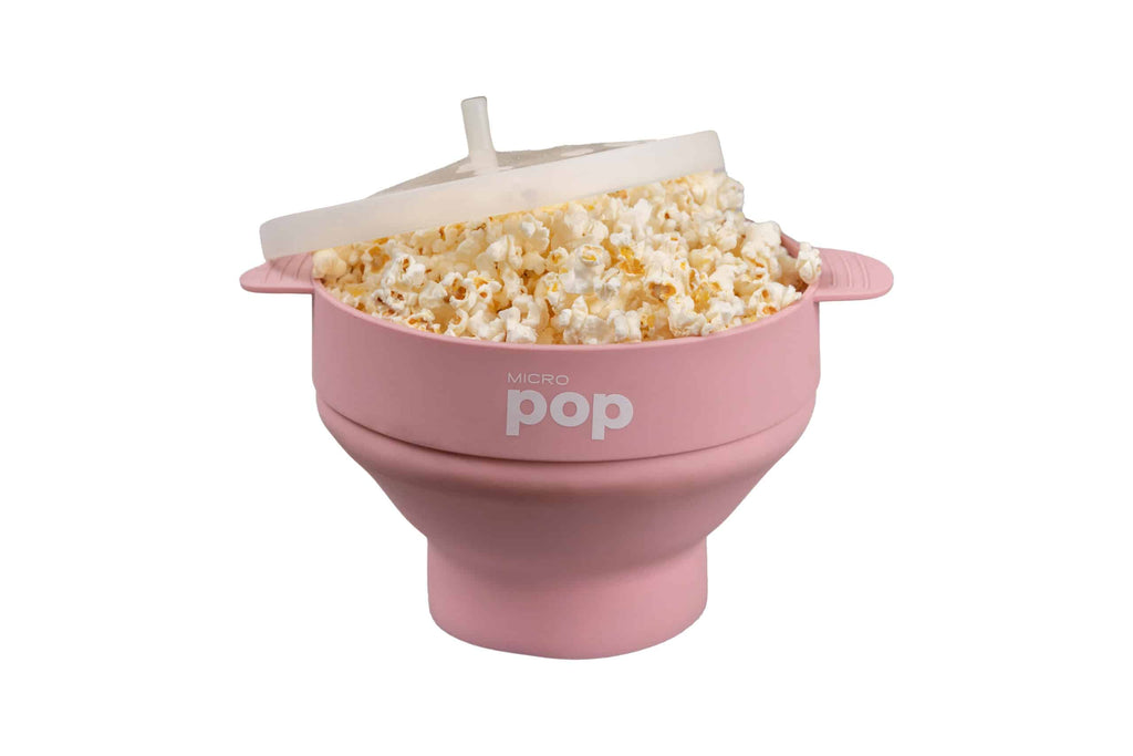 Micro Pop Silicone Microwave Popcorn Popper Pink
