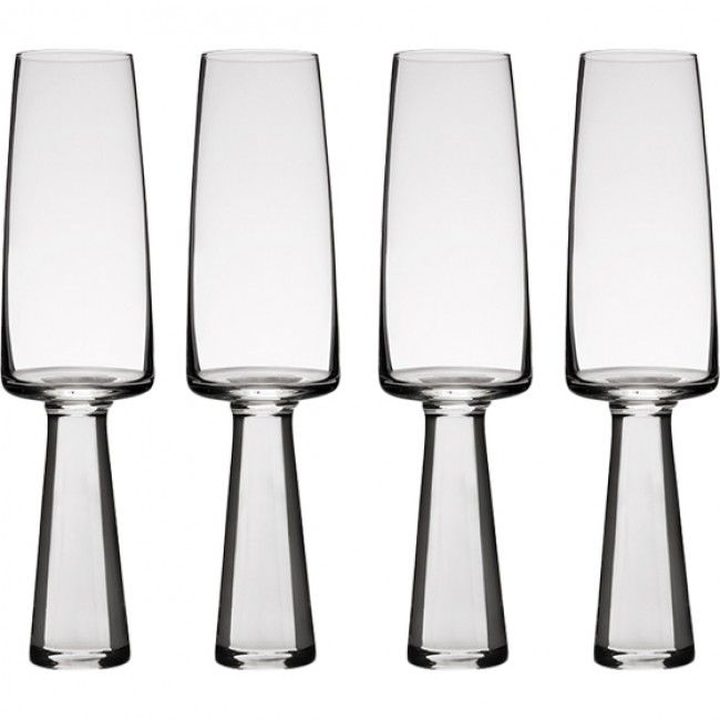 Carrol Boyes Champagne Flute Baobab Set 4
