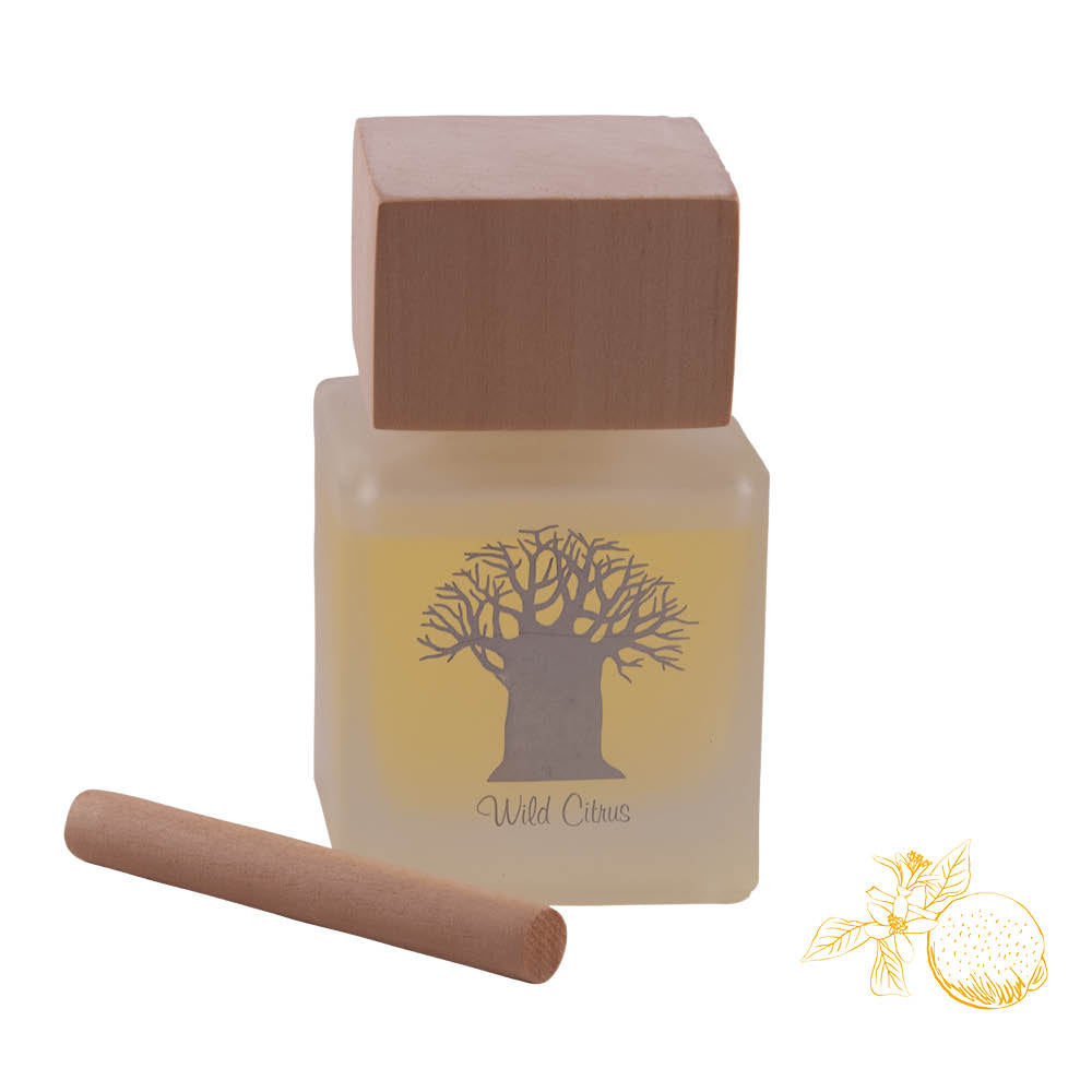 Mockana Wooden Top Diffuser Wild Citrus