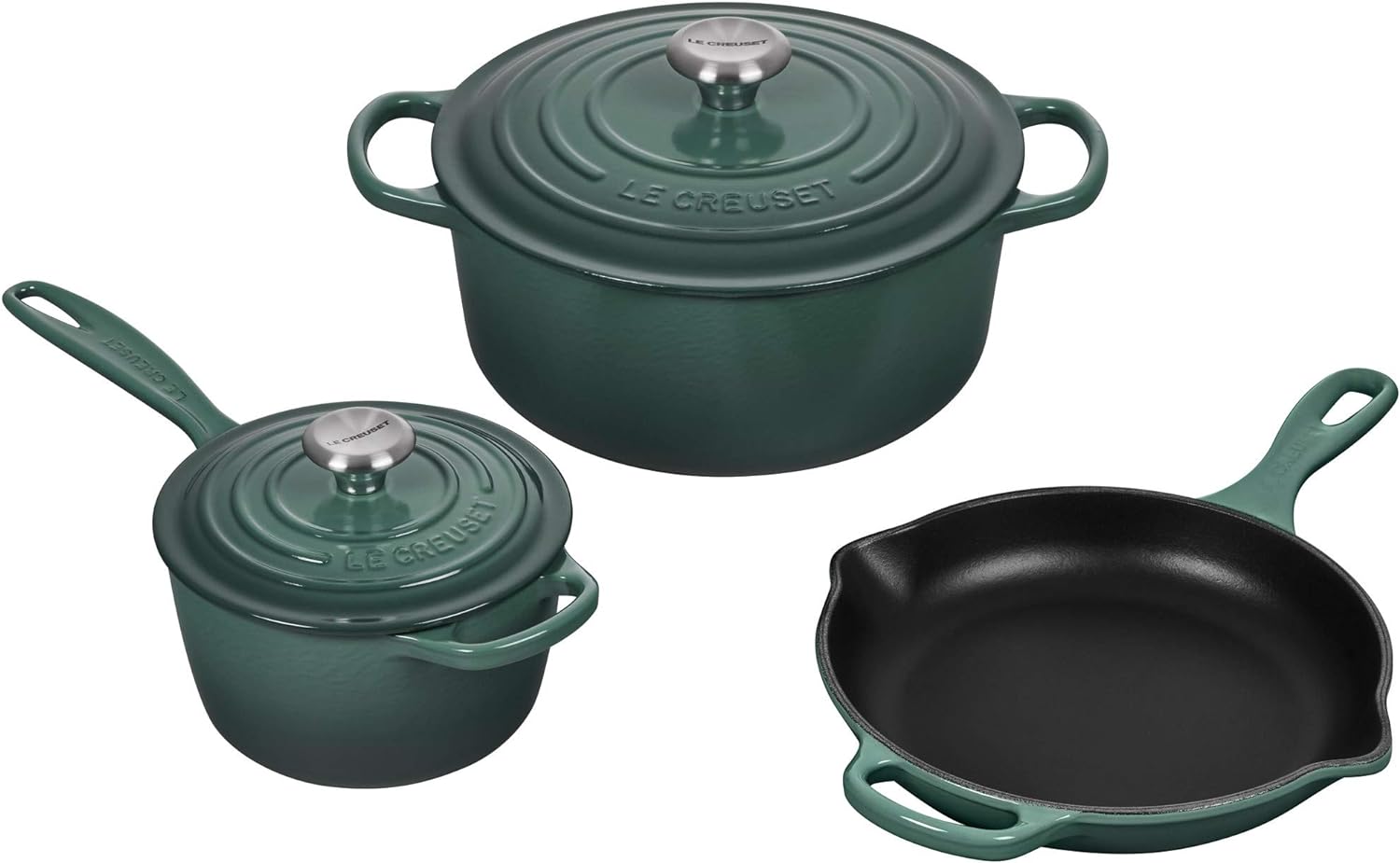 Le Creuset Enameled Cast Iron Signature Cookware Set 5 Piece
