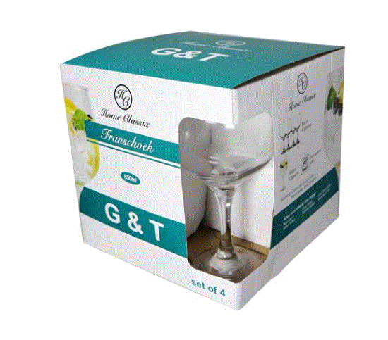 Home Classix Franschoek G & T 650ml Set of 4