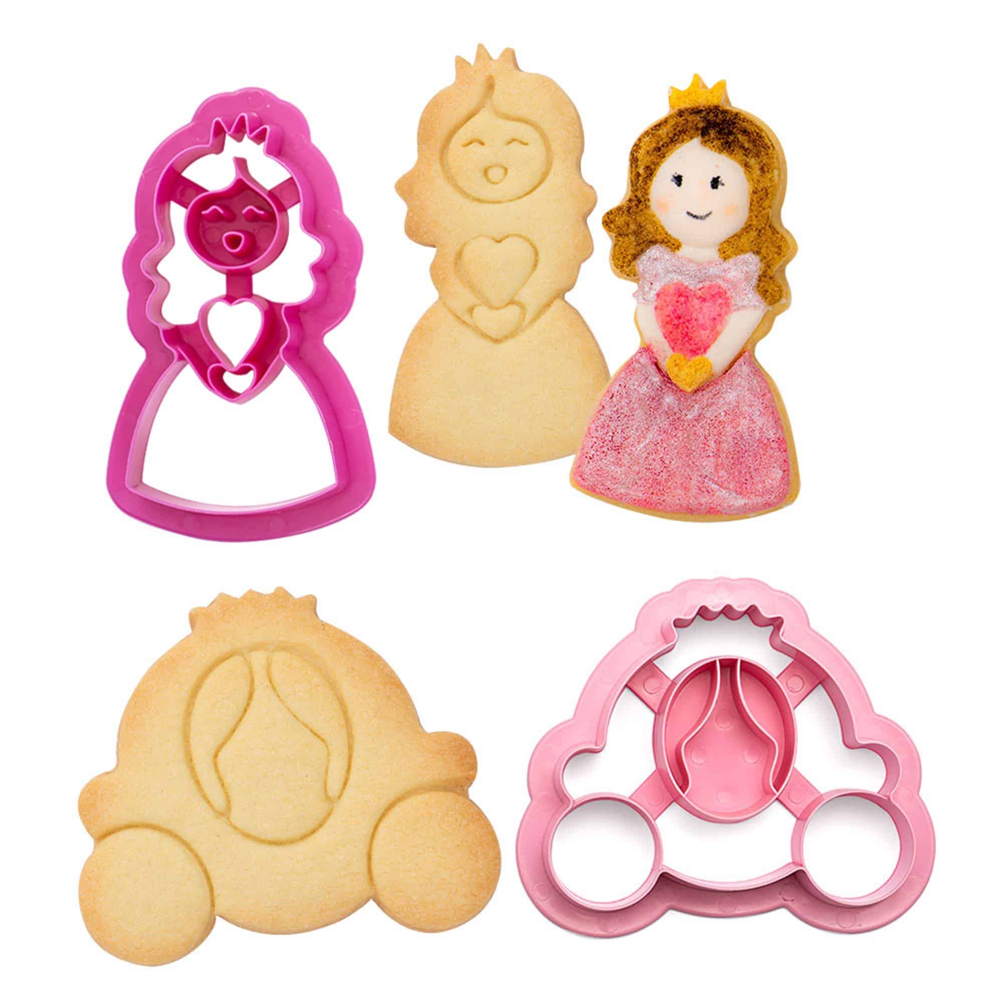 Decora Cookie Cutters Princess Set of 2