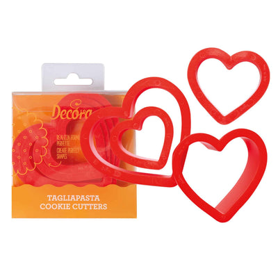 Decora Cookie Cutters Heart Set of 4