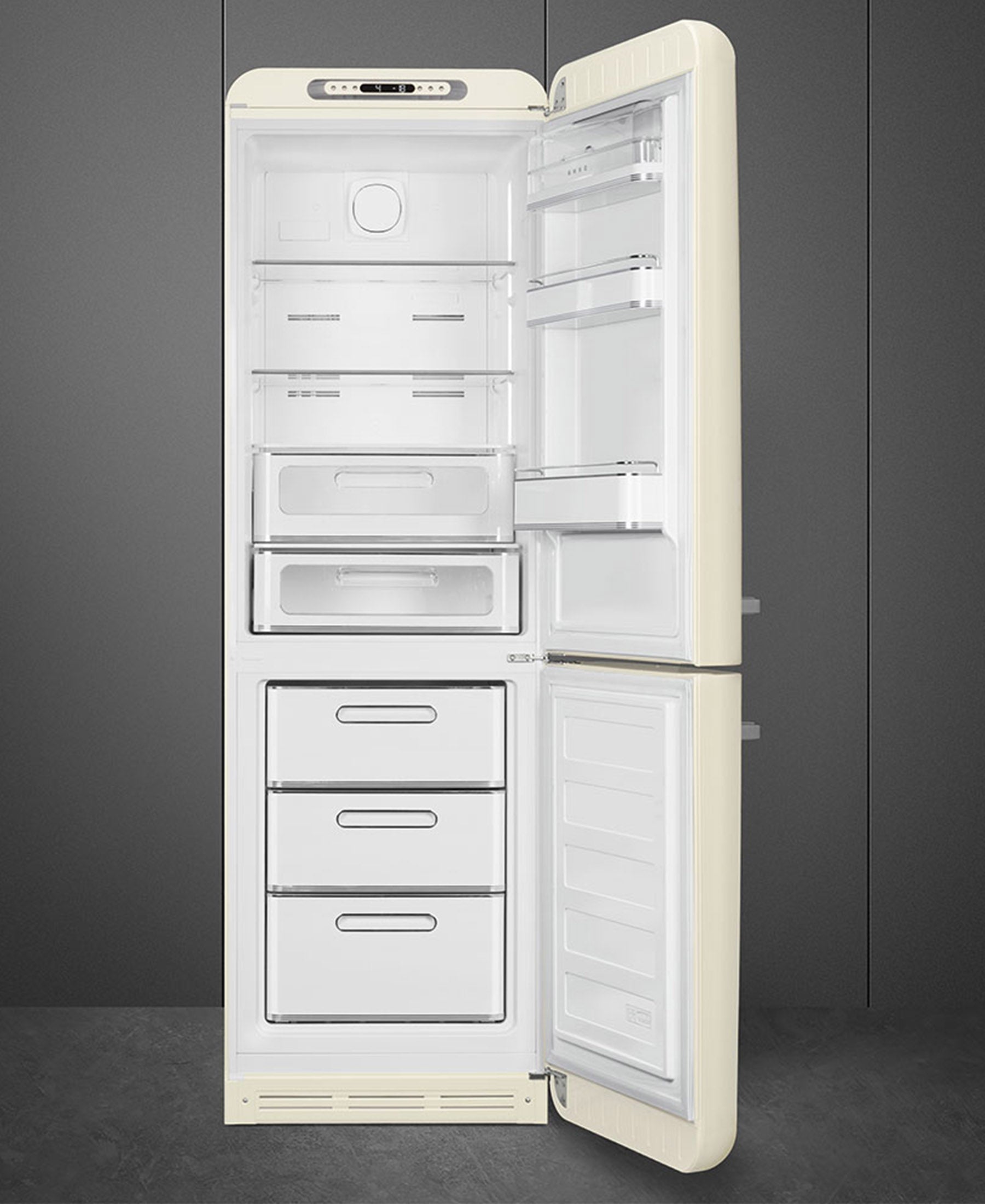 Smeg Retro Combination Fridge 60CM - Cream