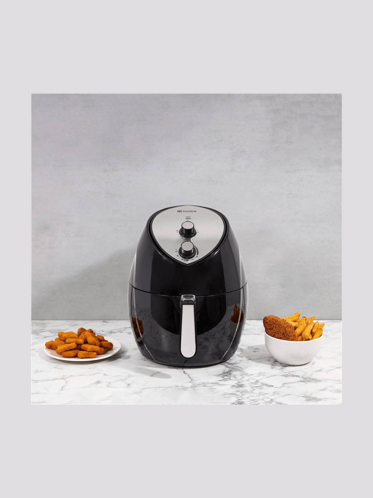 Haden Dorset Air Fryer Black & Chrome 6L