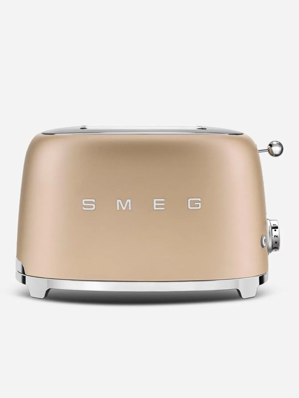 Smeg Retro 2 Slice Toaster - Matte Champagne