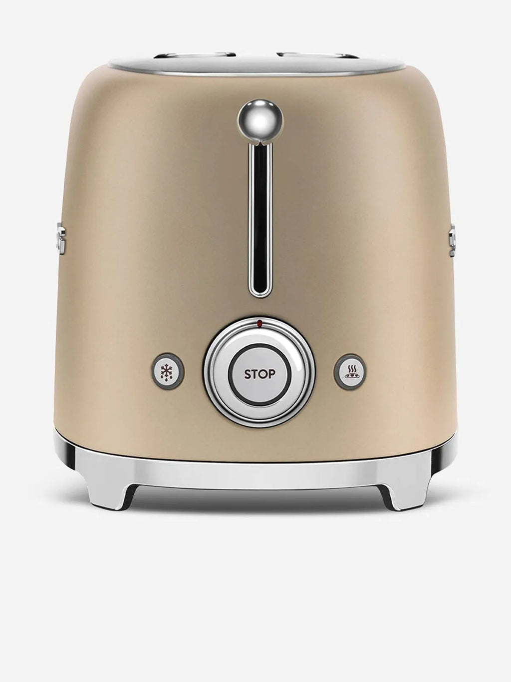 Smeg Retro 2 Slice Toaster - Matte Champagne