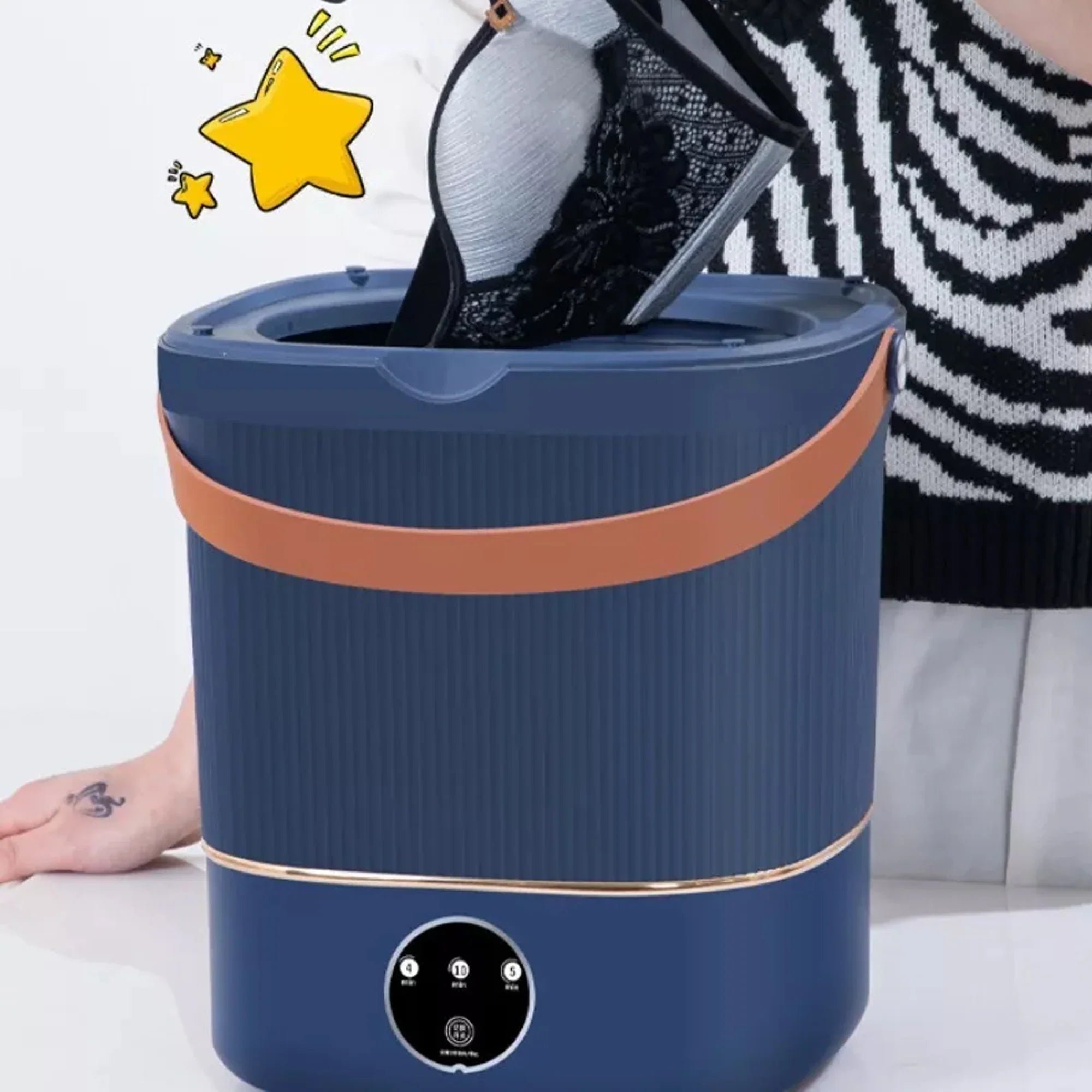 12L Portable Folding Bucket-like Washing Machine