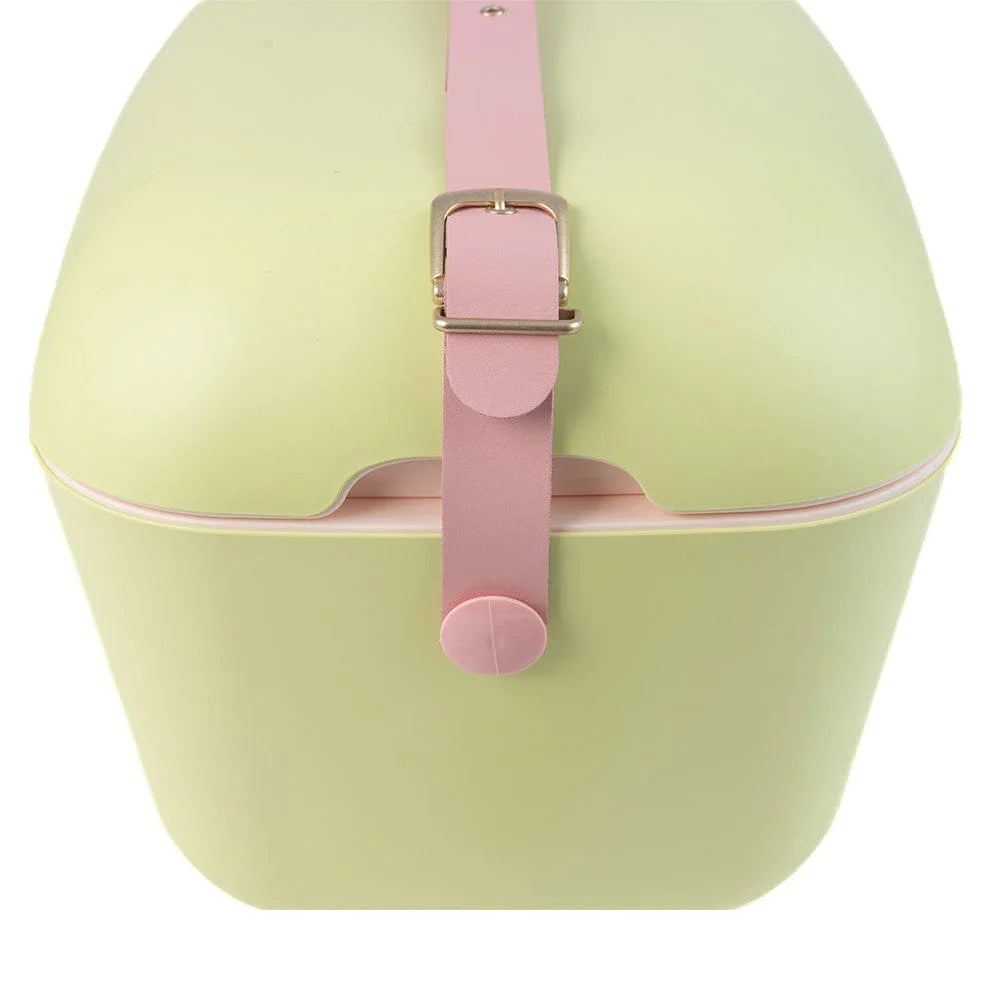 POLARBOX RETRO COOLER BOX 12L  LIME AND ROSA
