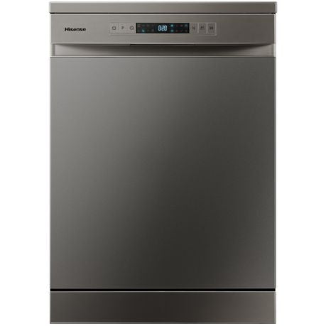 Hisense 13 Place Dishwasher with LED Display -Titanium Grey
