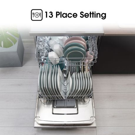 Hisense 13 Place Dishwasher with LED Display -Titanium Grey