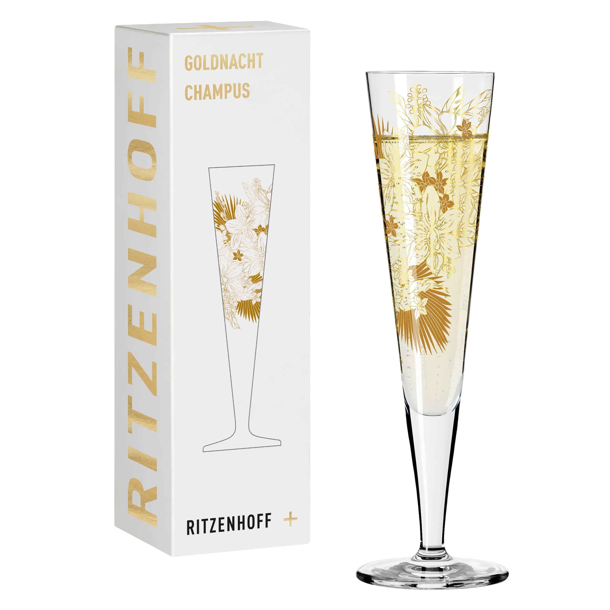 Ritzenhoff Golden Night Champagne Glass M Enterrio