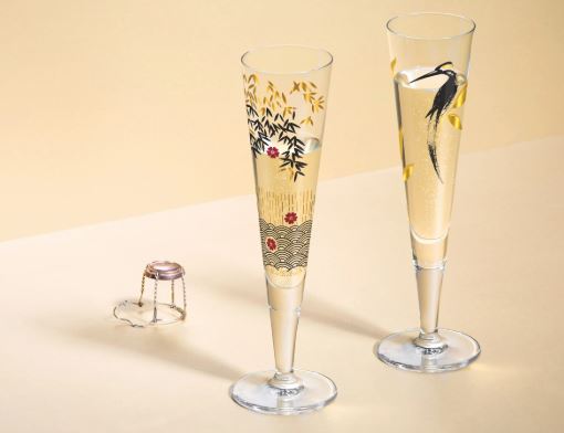 Ritzenhoff Golden Night Champagne Glass P.Pichler