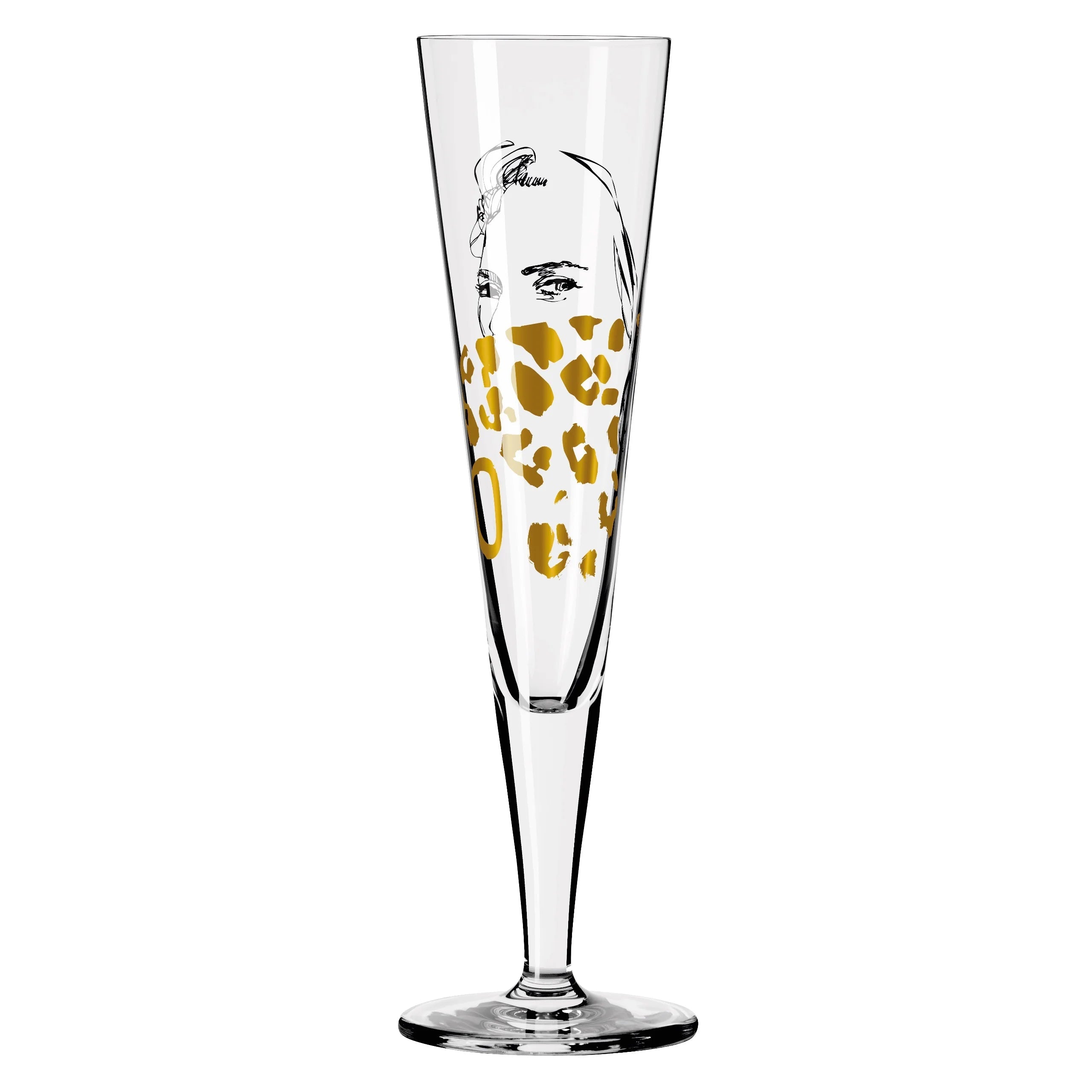 Ritzenhoff Golden Night Champagne Glass P.Pichler
