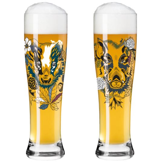 Ritzenhoff Brauchzeit Weizen Wheat Beer Set Petra