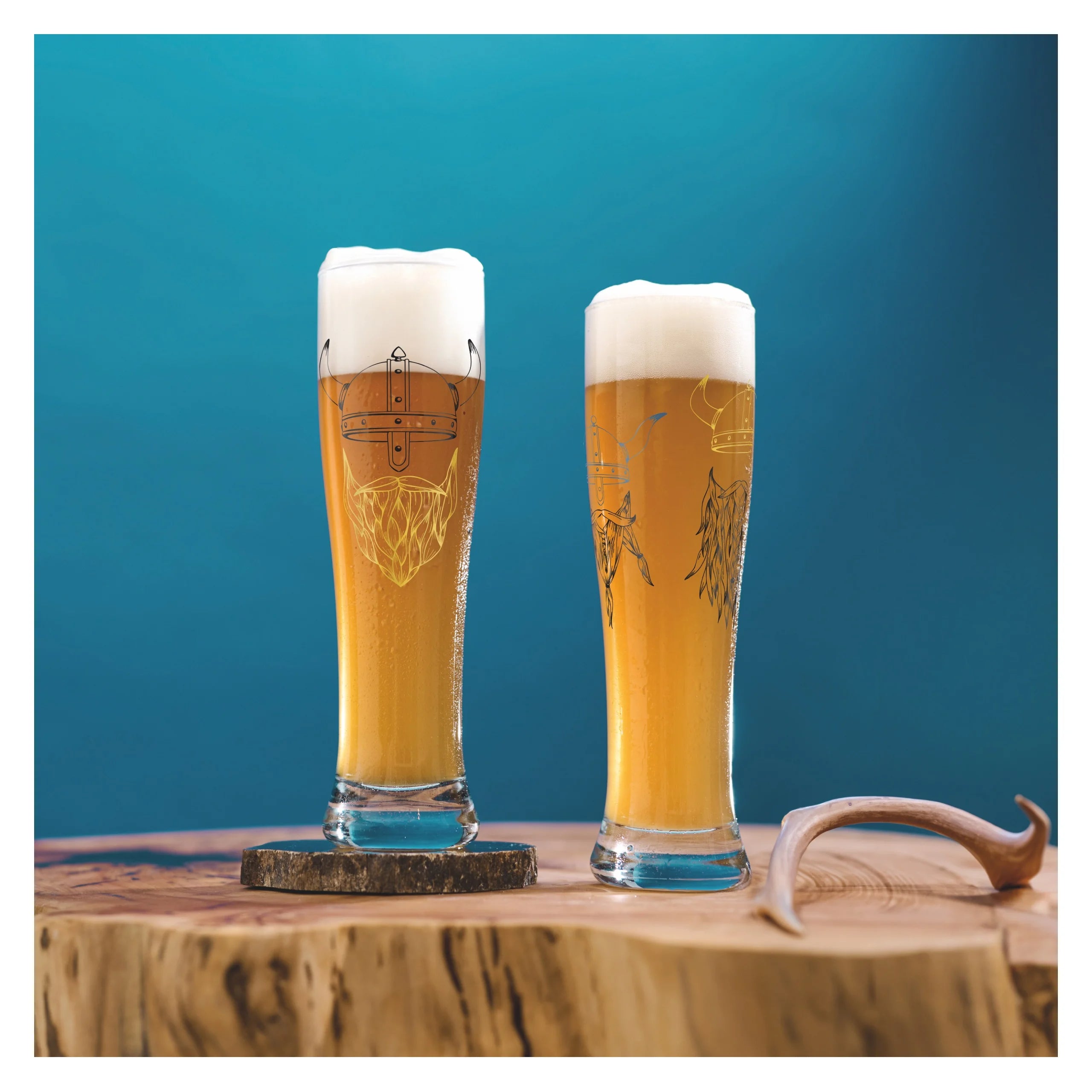 Ritzenhoff Brauchzeit Weizen Wheat Beer Set of 2