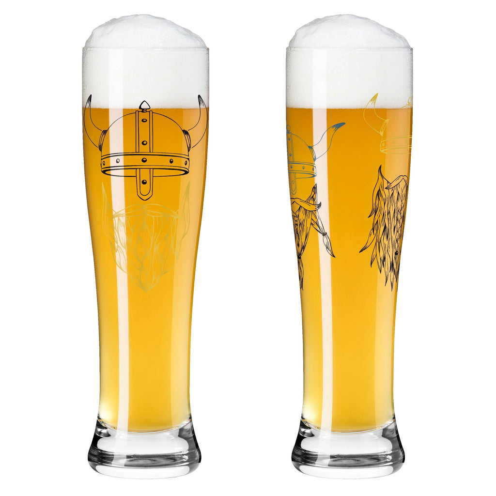 Ritzenhoff Brauchzeit Weizen Wheat Beer Set of 2