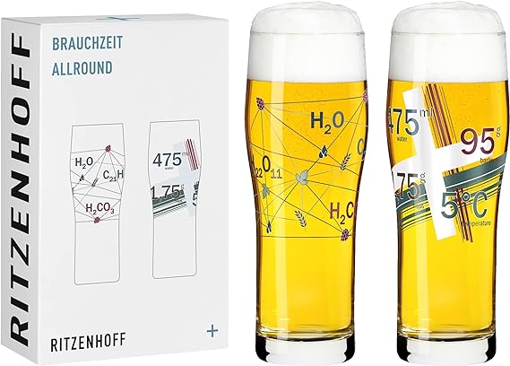 Ritzenhoff Brauchzeit Allround Beer Glass Set of 2