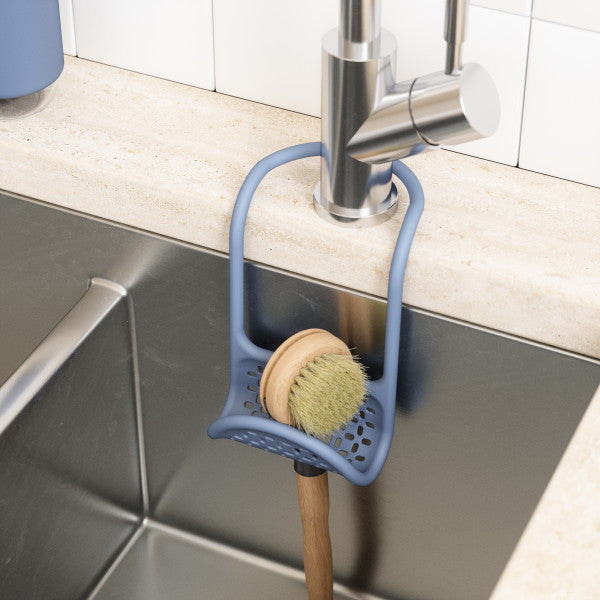 Umbra Sling Sink Caddy Slate Blue