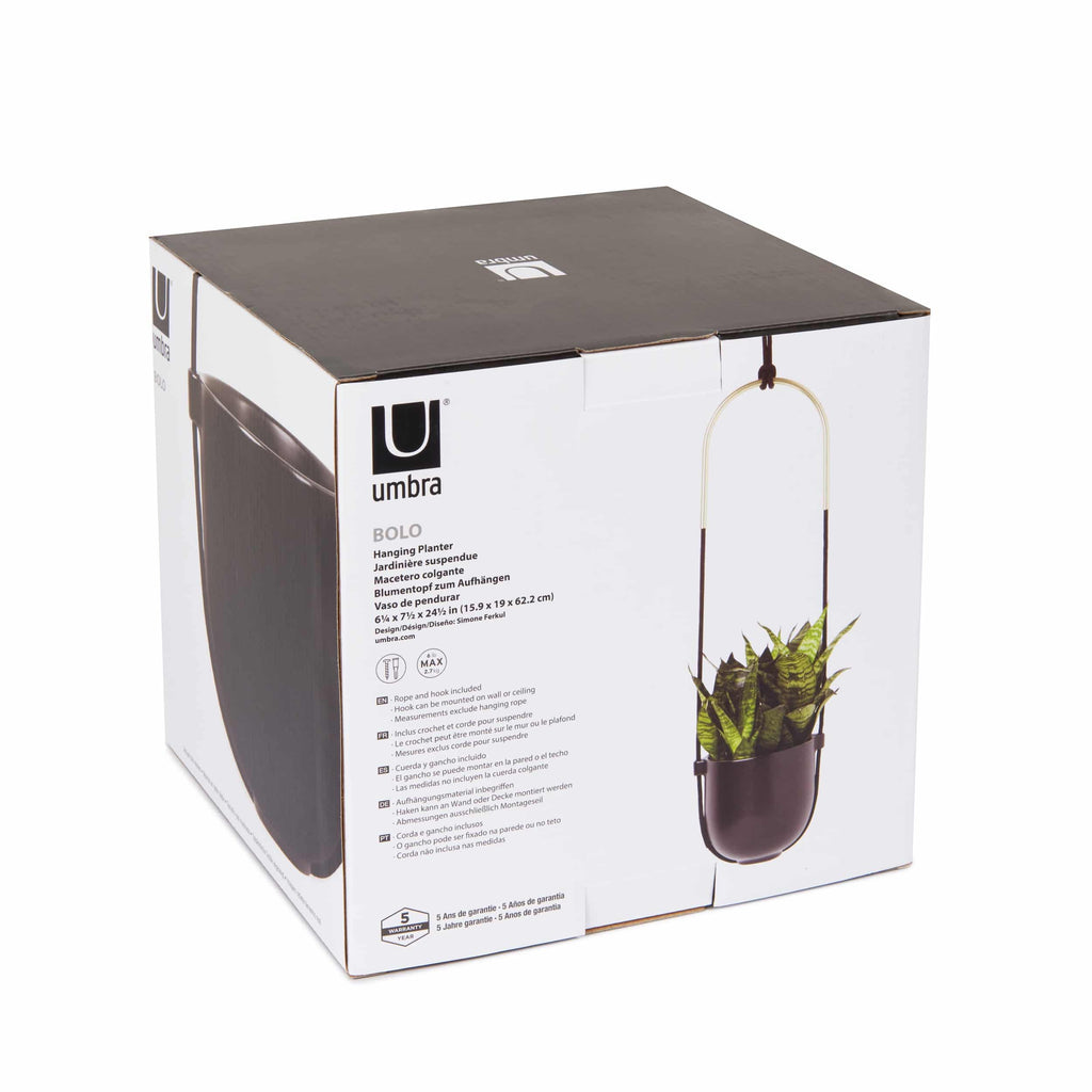 Umbra Bolo Planter Black