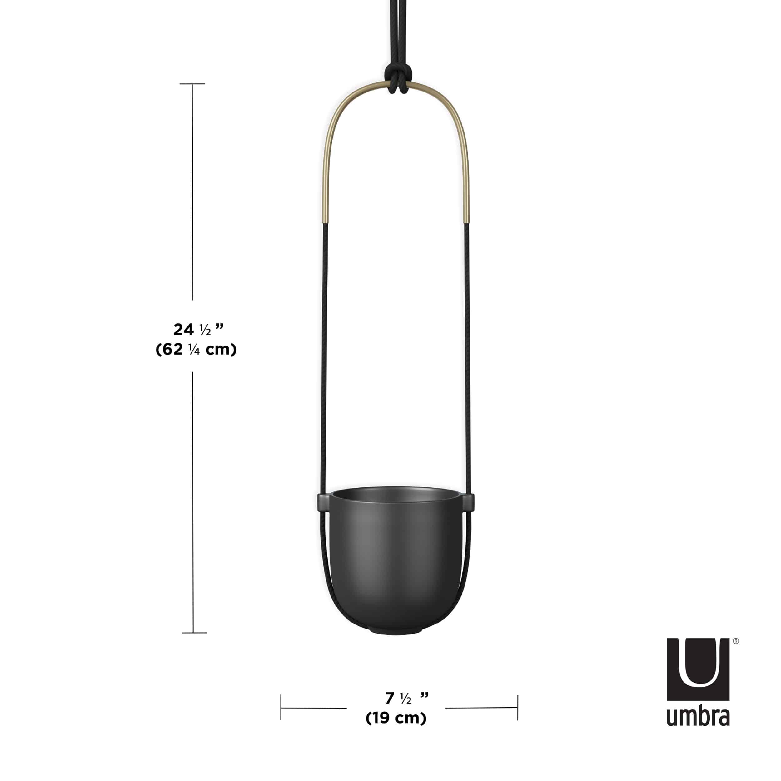 Umbra Bolo Planter Black