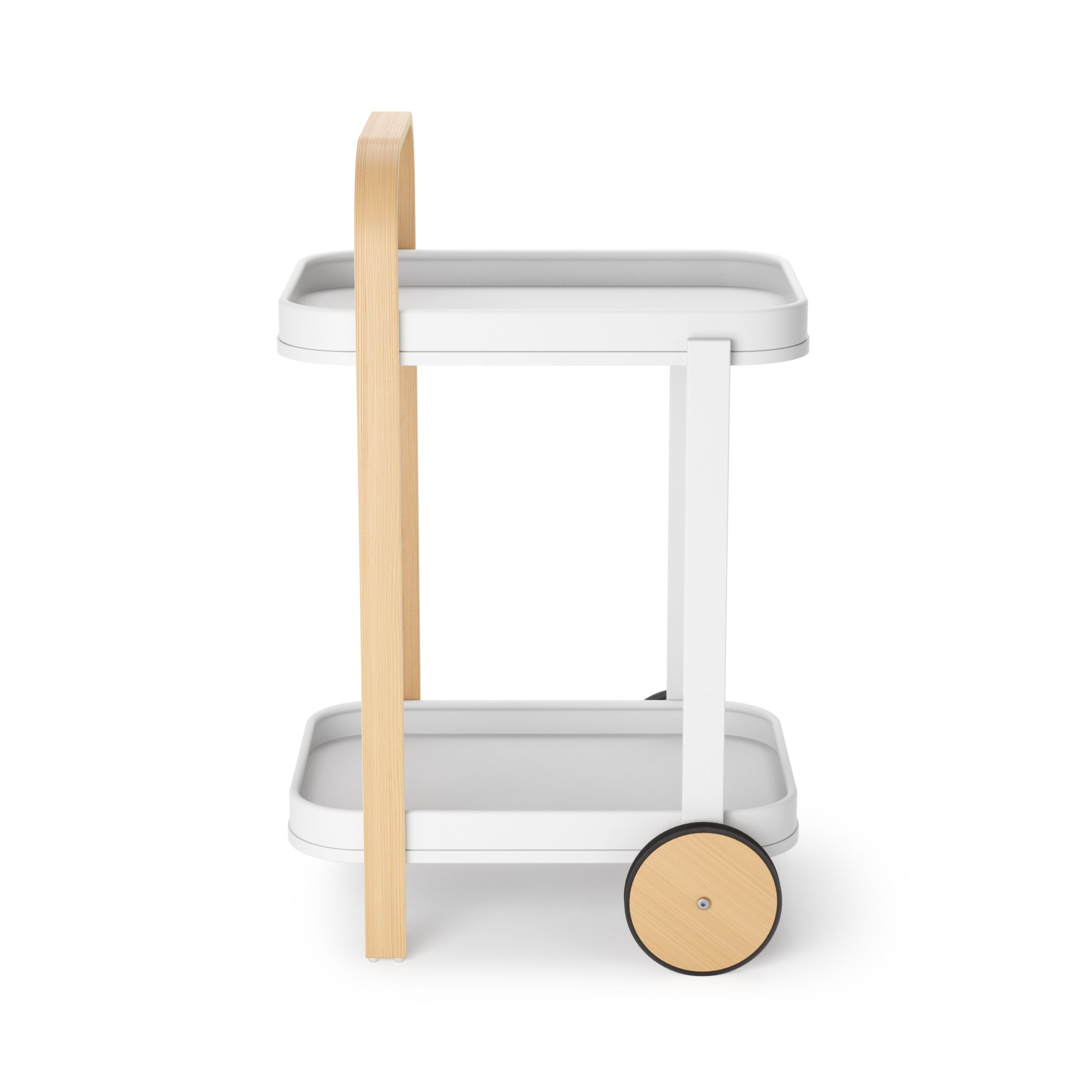 Umbra Bellwood Serving Cart White & Natural