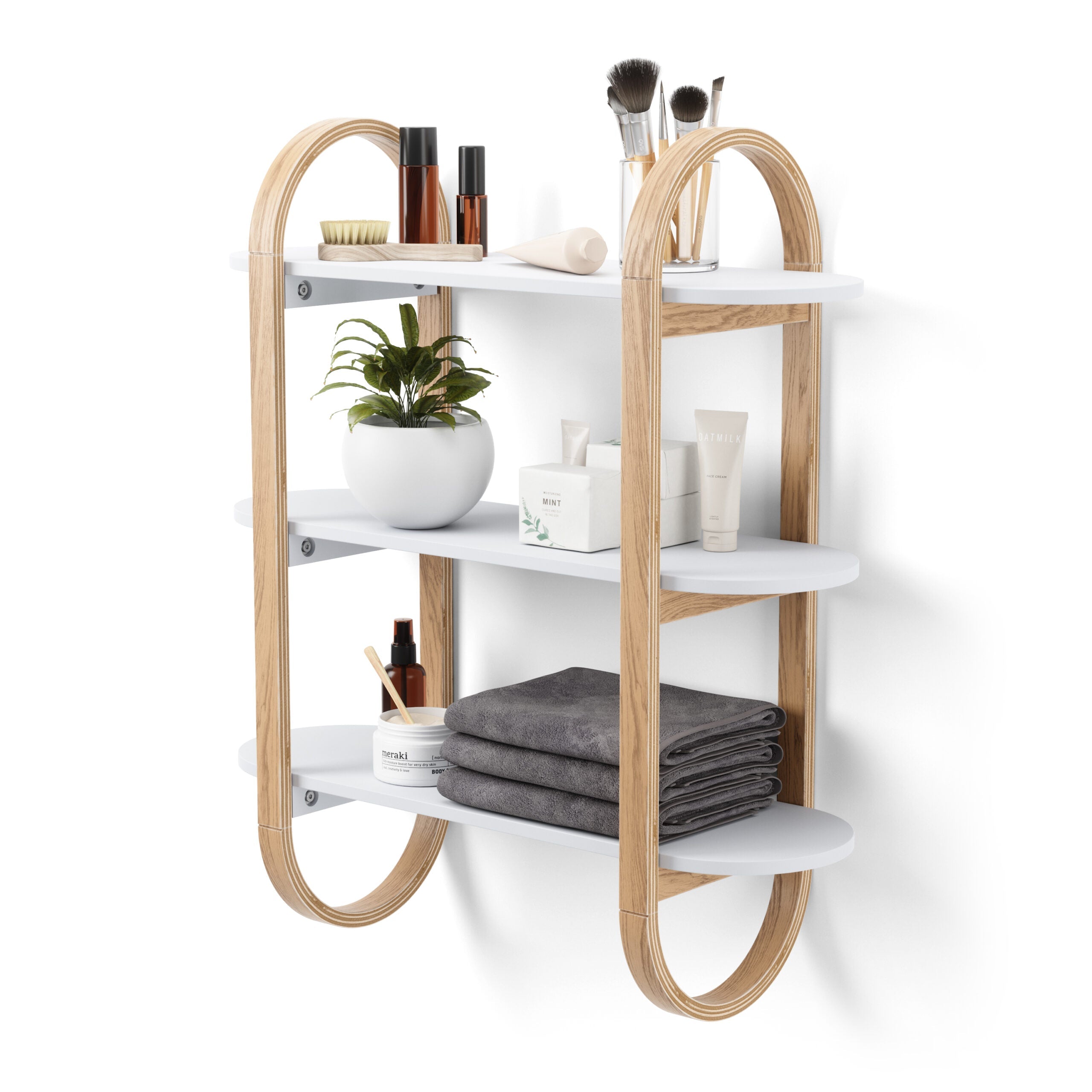 Umbra Bellwood Wall Shelf White&Natural