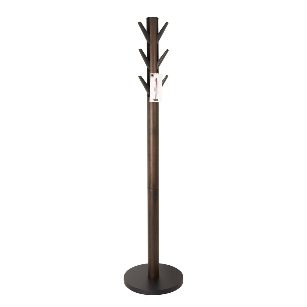 Umbra Flapper Coat Rack Black And Walnut