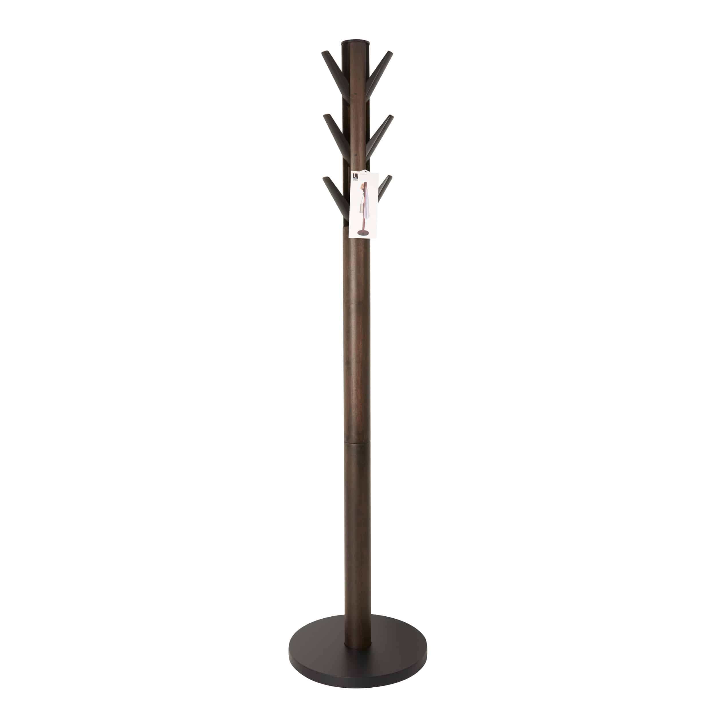 Umbra Flapper Coat Rack Black And Walnut