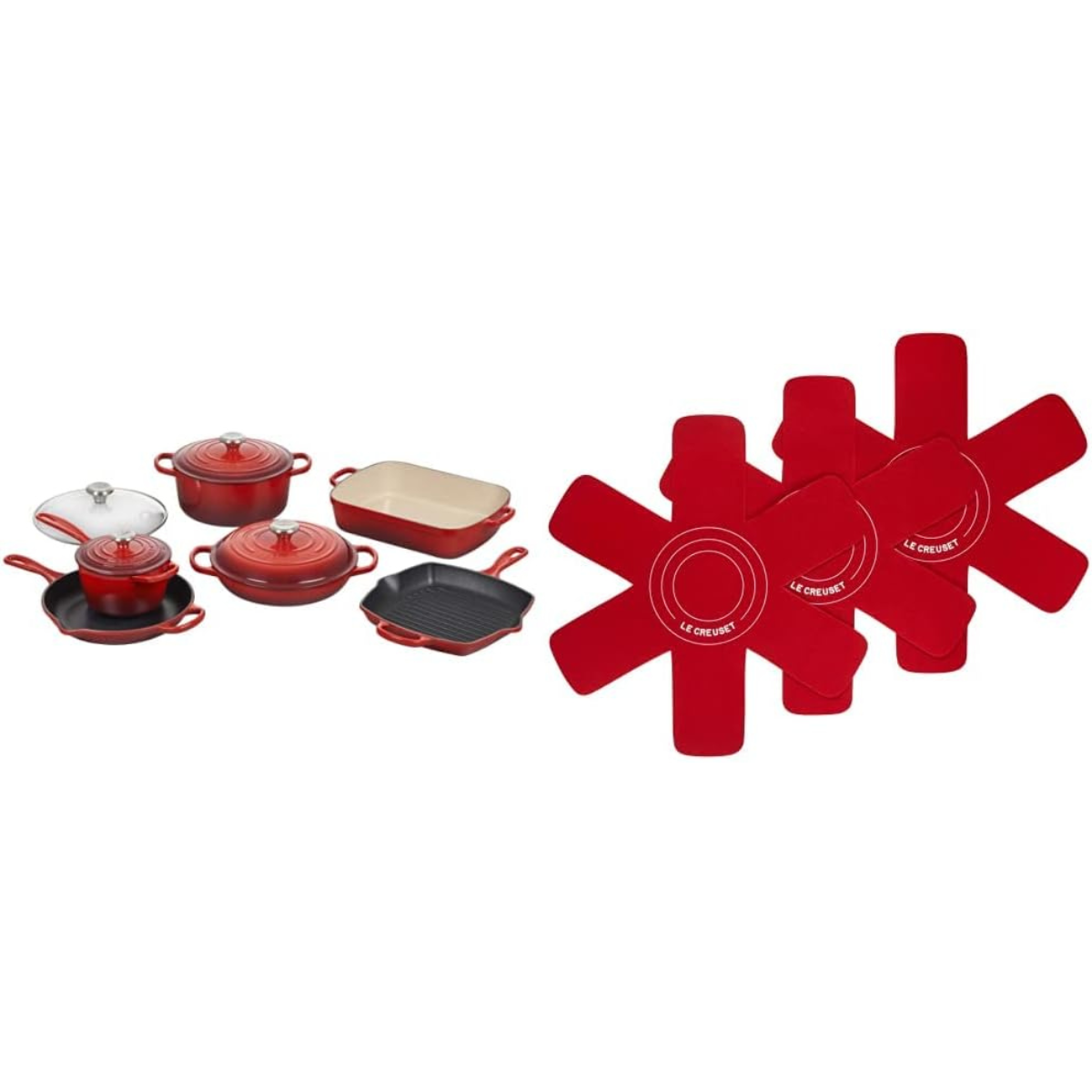 Le Creuset Signature Enameled Cast-Iron Cookware Set, 10-Piece