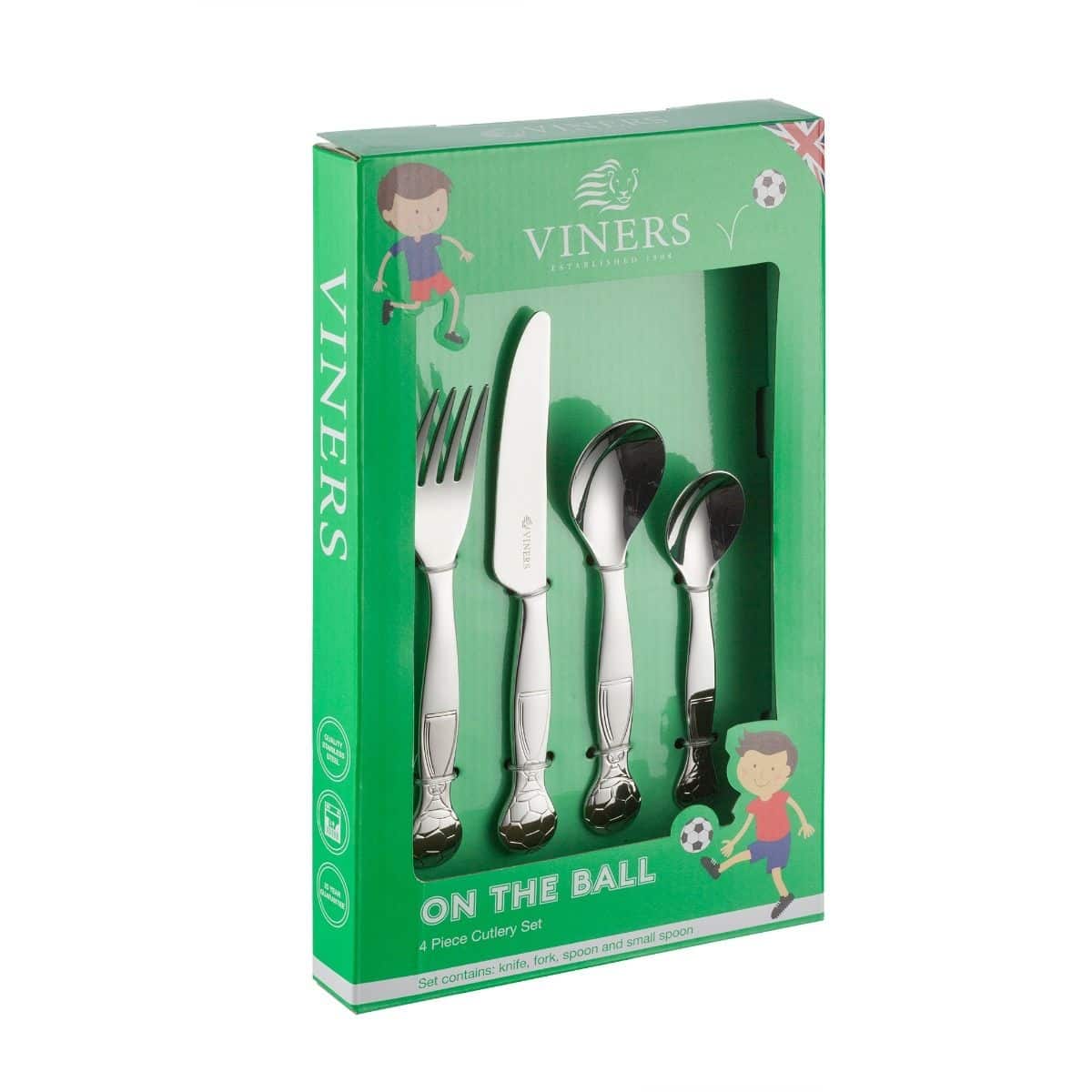 Viners On The Ball Kids Cutlery Set 4 Piece