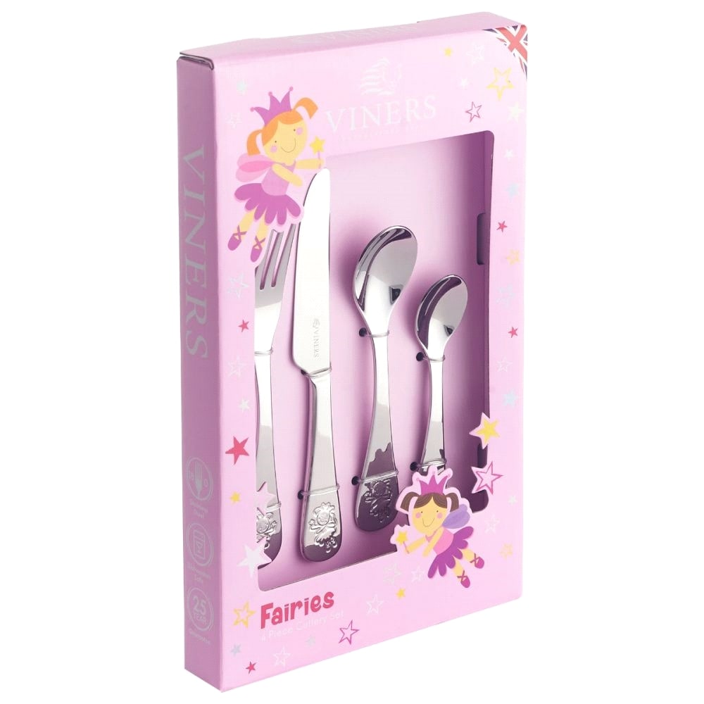 Viners Fairies Kids Cutlery Set 4 Piece