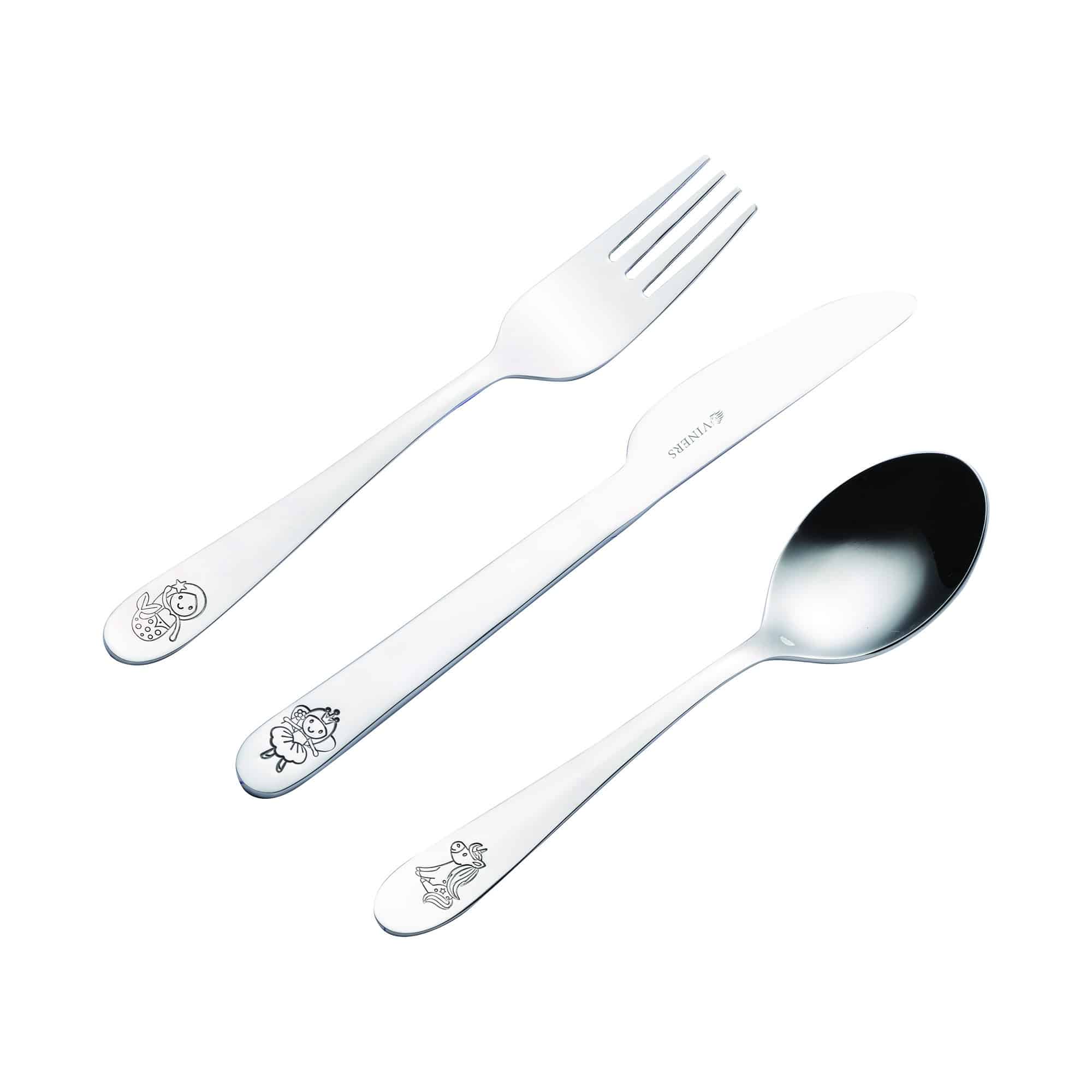 Viners Kids Cutlery Enchanted 3 Piece