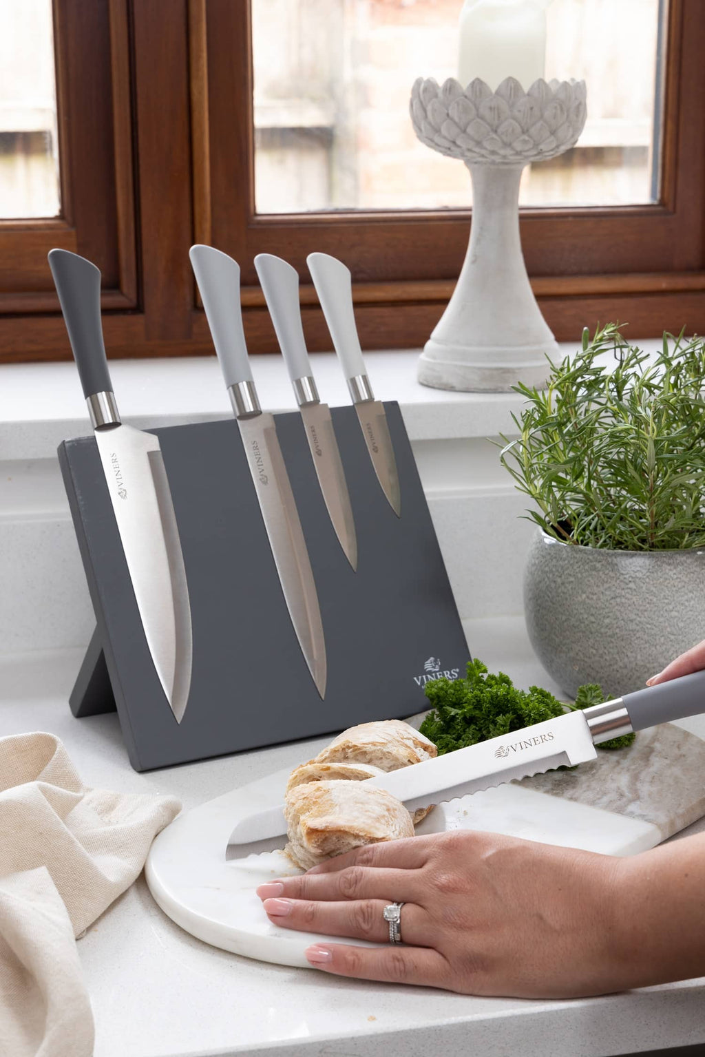 Viners Mono Mix Knife Block 6 Piece