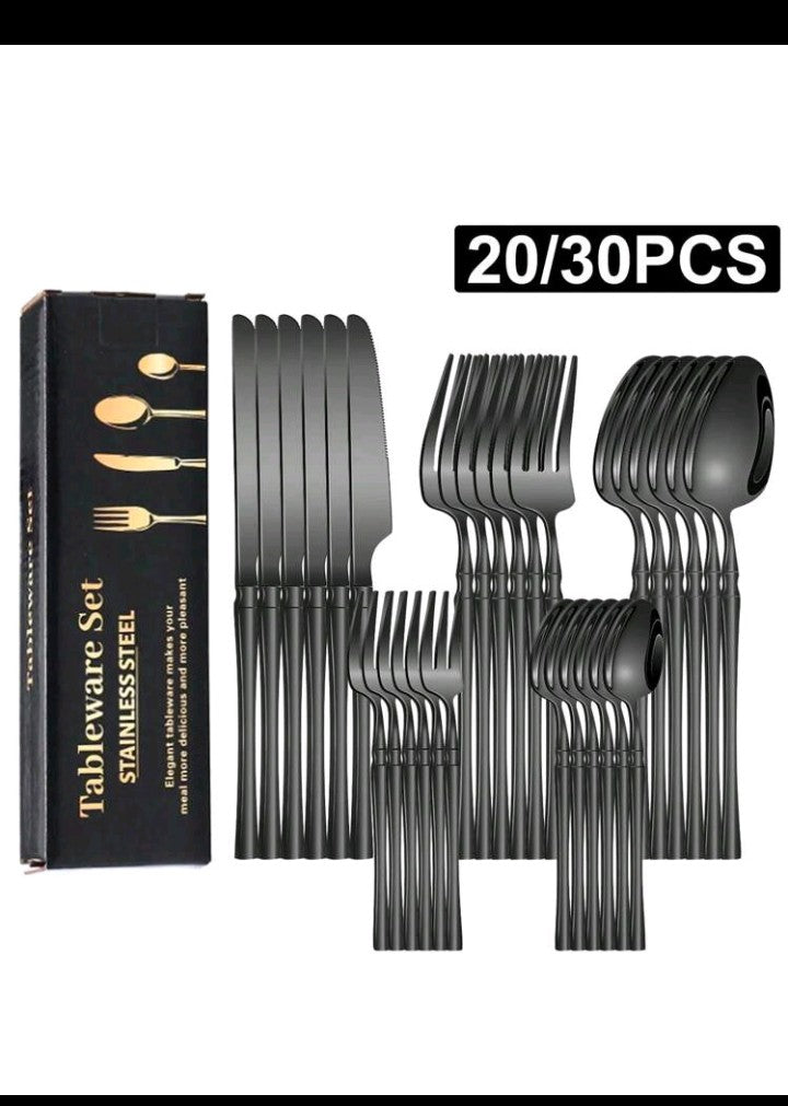 20/30 Pcs Set Stainless Steel Flatware Set