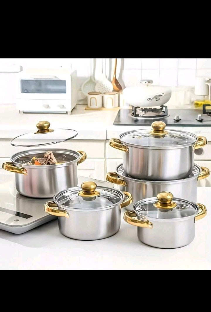 10-Piece Stainless steel Kitchenware set