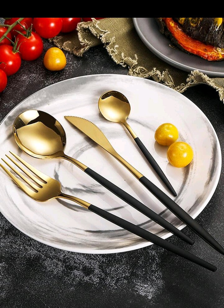 30pcs/Set Stainless Steel Cutlery Set With Box