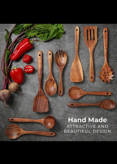 10pcs Wooden Spoons