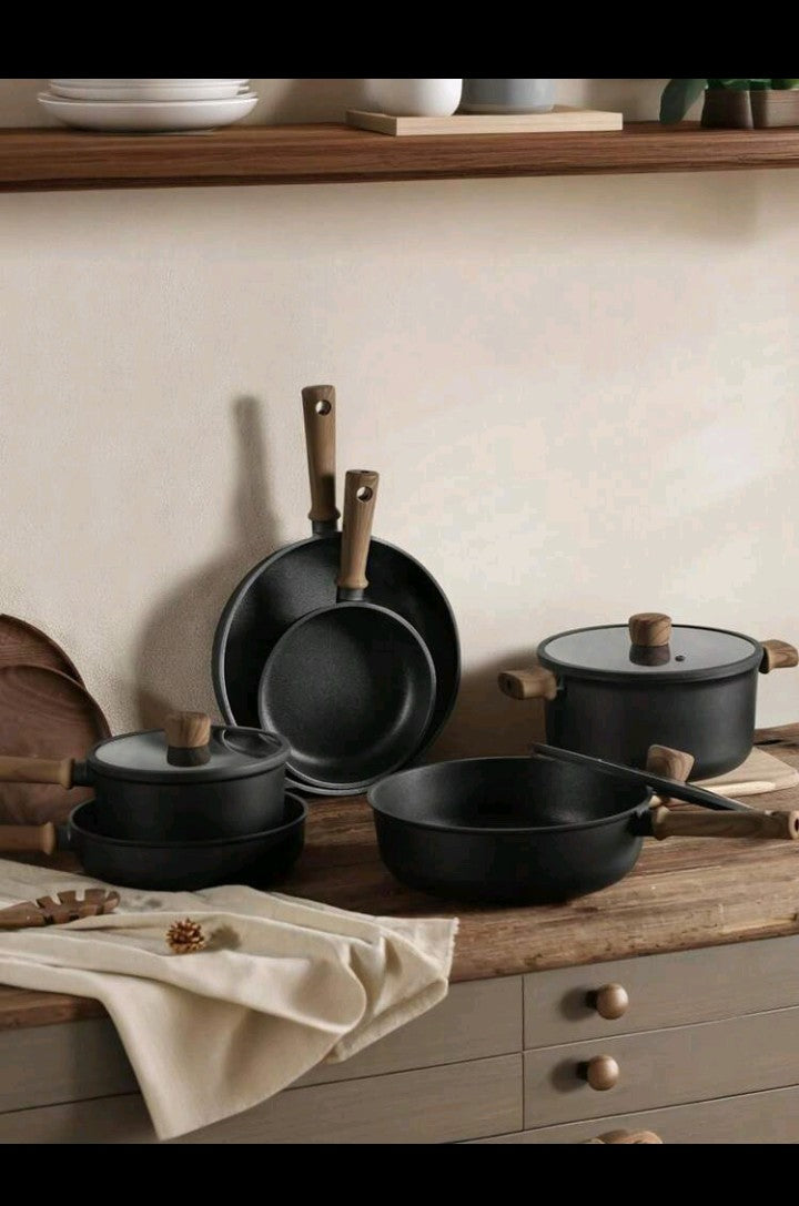 Cookware Set Titanium Non-Stick Pan
