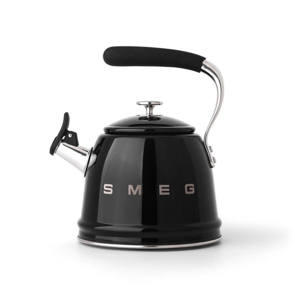 Smeg Whistling Kettle Black