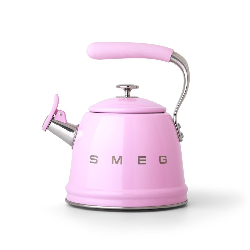 Smeg Whistling Kettle Pink